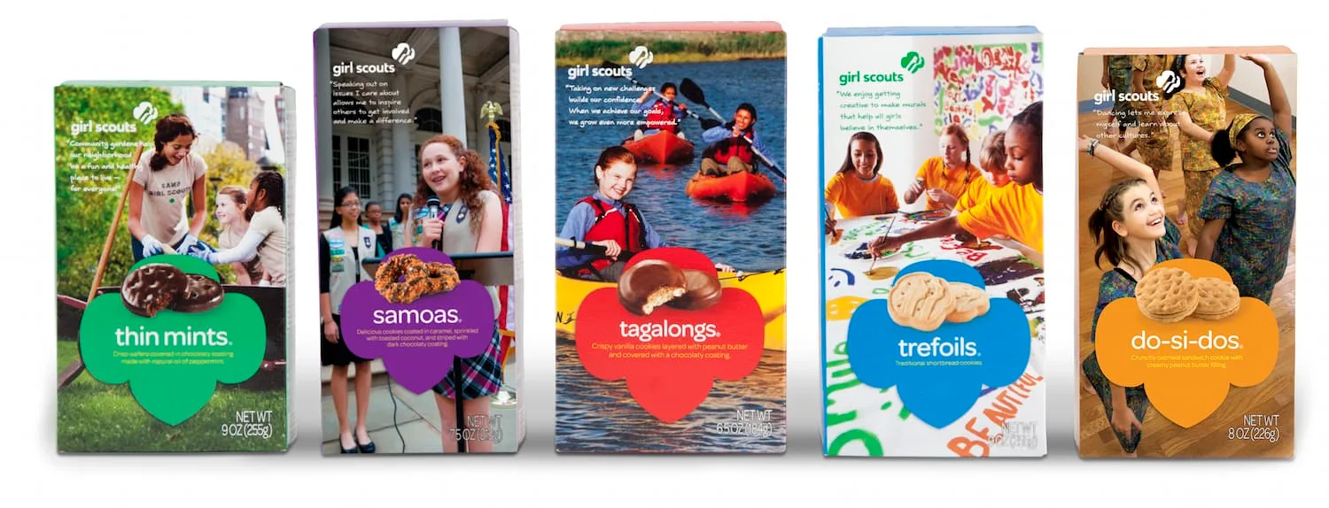 Girl Scout Cookie Boxes
