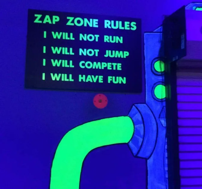 Zap Zone Birthday Party