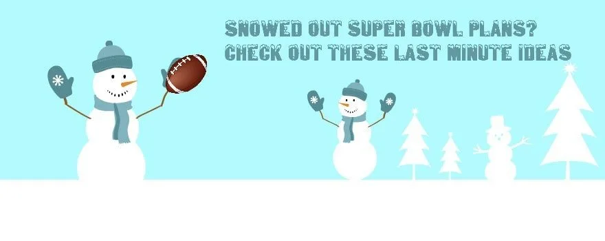 Snowy Super Bowl Party