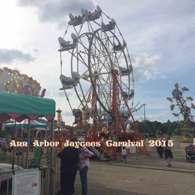 Ann Arbor Jaycees Carnival 2015 Midway