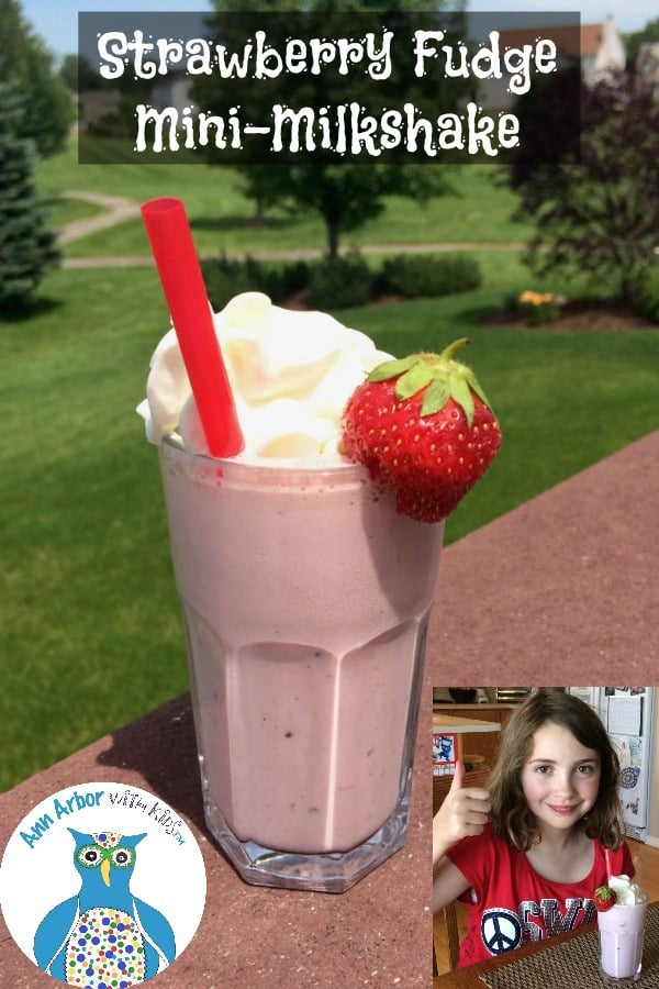 Strawberry Fudge Mini-Milkshake
