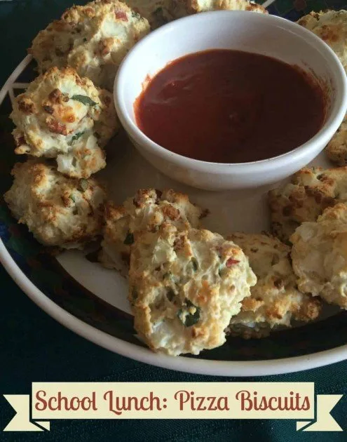 School Lunch Recipe: Pizza Biscuits