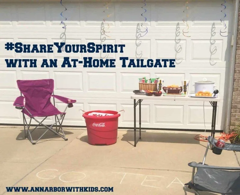 ShareYourSpirit with an At-Home Tailgate