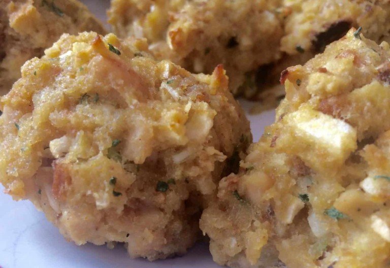 Apple Chicken Stuffing Balls Ann Arbor with Kids