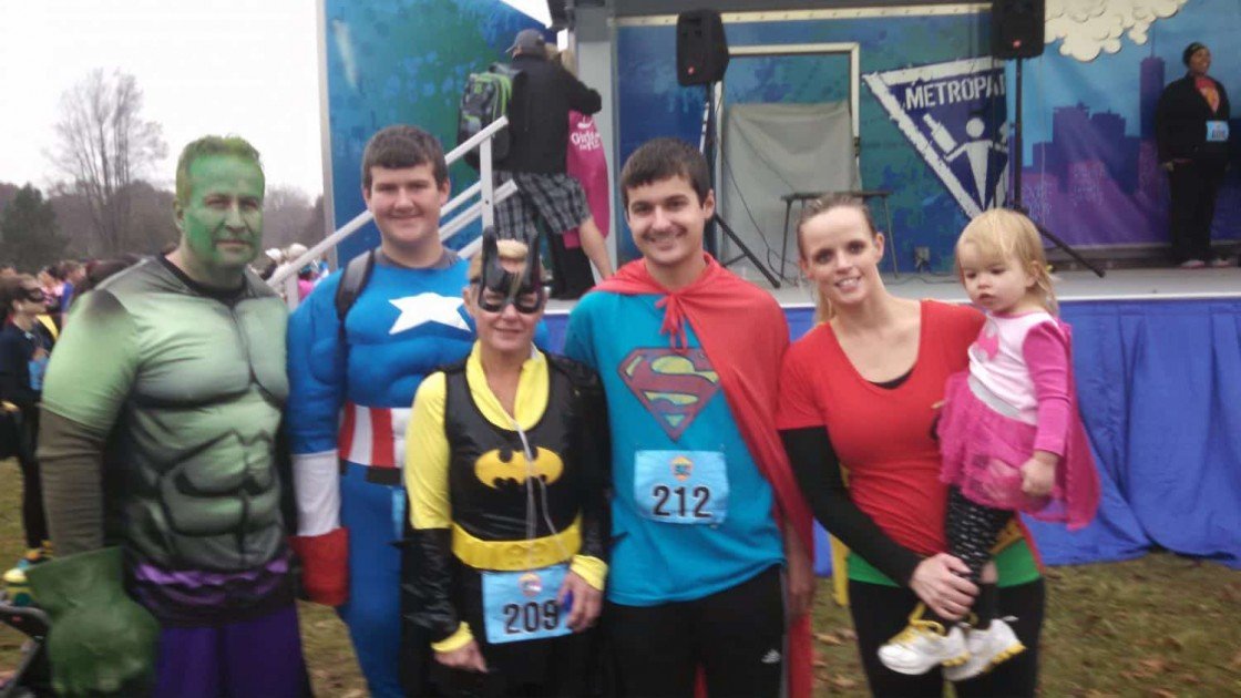 Girls on the Run Superhero 5k - Superhero Family