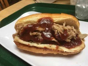 Greenfield Village A Taste of History Pulled Pork Sandwich