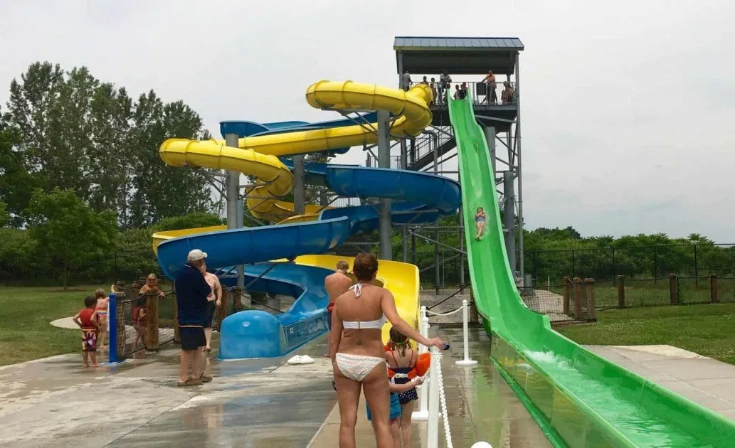 Rolling Hills Water Park - New Slide Tower