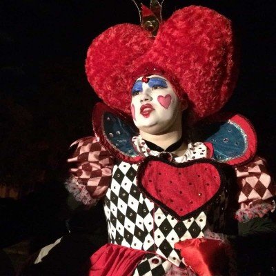 Queen of Hearts at Treat Station - Greenfield Village Halloween 2015