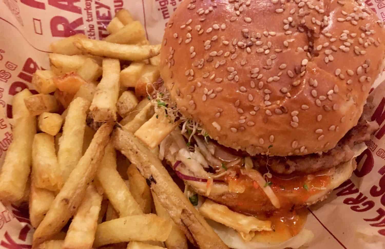 Bagger Dave's Review - Asian Turkey Burger