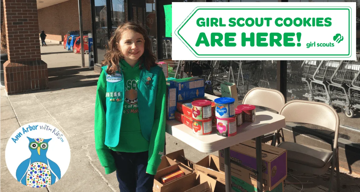 Ann Arbor Girl Scout Cookie Booths