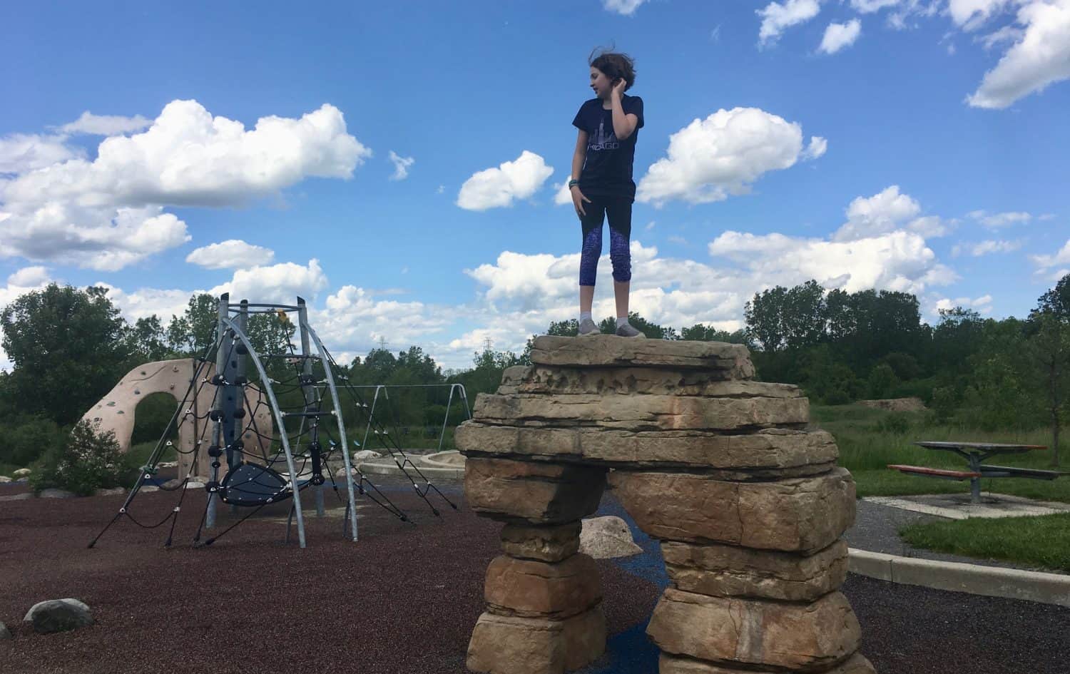 Olson Park Playground Profile - Queen of the Mountain