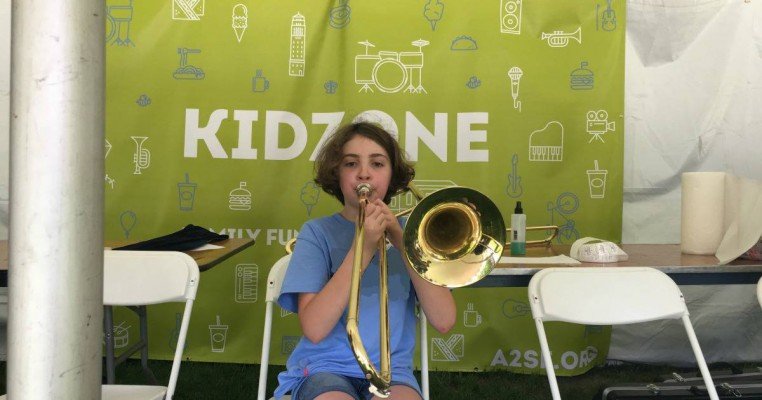 Top of the Park Kids Guide - A2SO Instrument Petting Zoo KidZone Tent