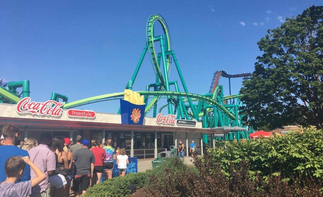 Cedar Point - Wednesday Activity Review - Waiting for Opening on the Midway