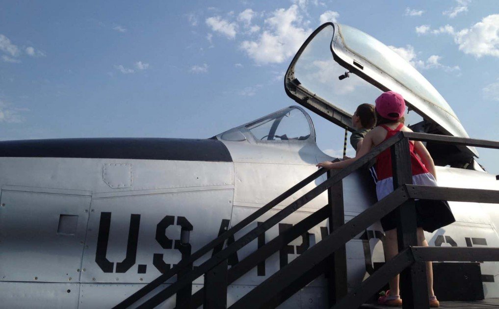 Yankee Air Museum - Studying Plane