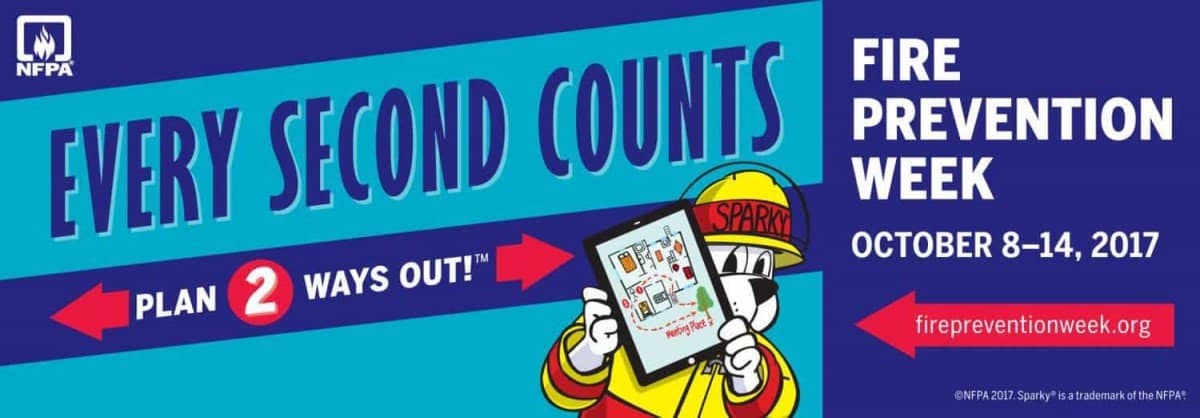 Fire Prevention Week - Every Second Counts