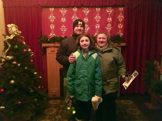 Greenfield Village Holiday Nights = Family Photo