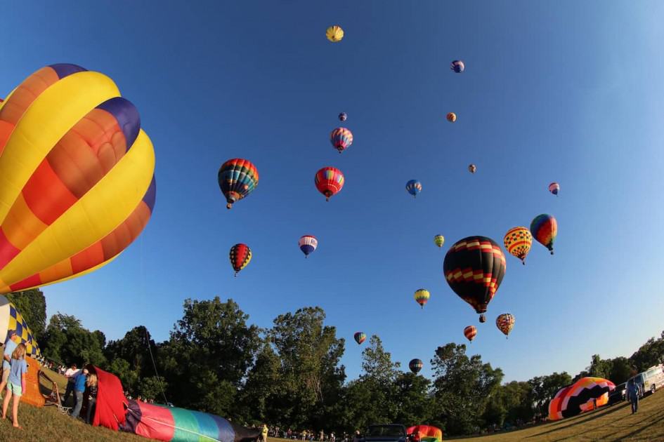 Michigan Challenge Balloonfest Ann Arbor with Kids