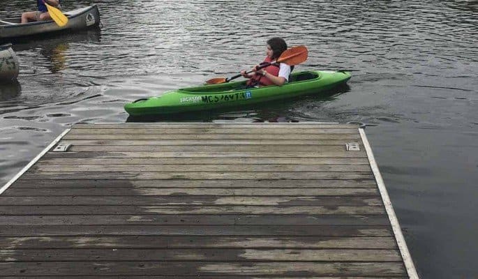 Ann Arbor Still Water Paddles - Kayaking into the Dock