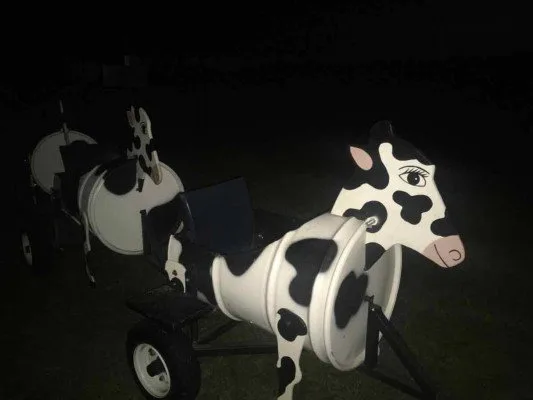 Blast Corn Maze- Cow Train