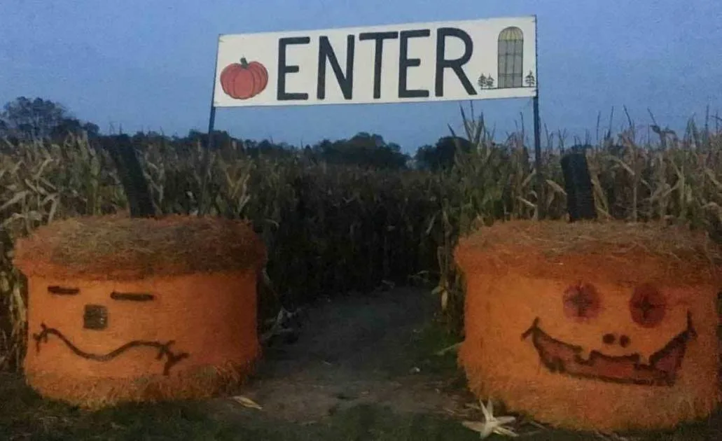 Blast Corn Maze - Maze Entrance