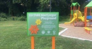 Ypsilanti Riverside Park - Playground Sign