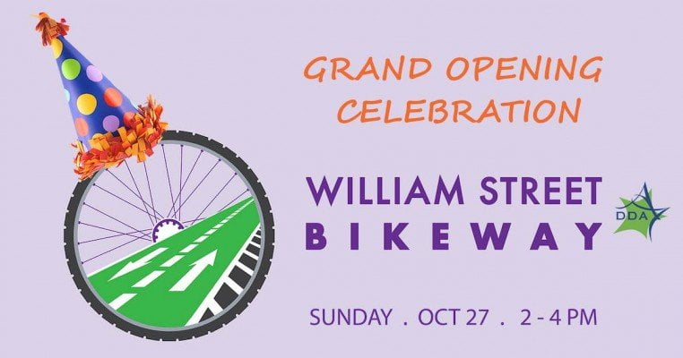 William Street Bikeway Grand Opening Celebration - October 27 2-4p