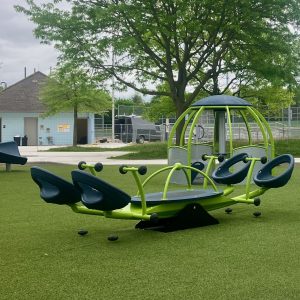 Bicentennial Park - ew playground - 4 person see saw