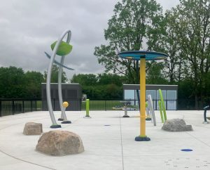 Bicentennial Park - splash pad - overhead