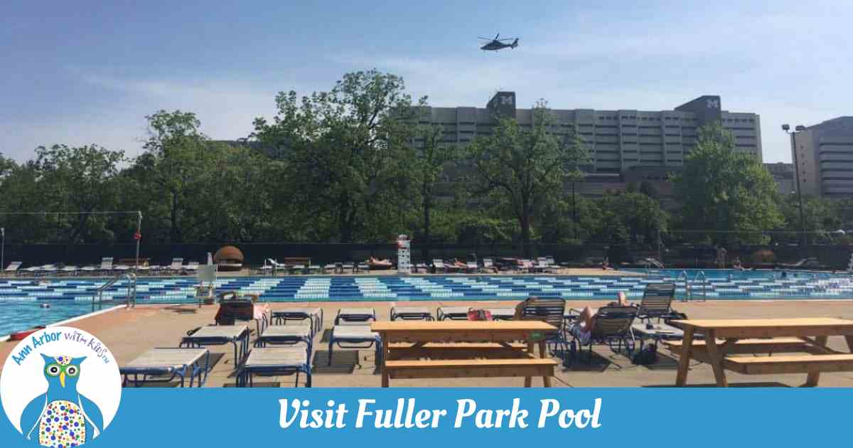 Ann Arbor Fuller Park Pool & Survival Flight Helicopter