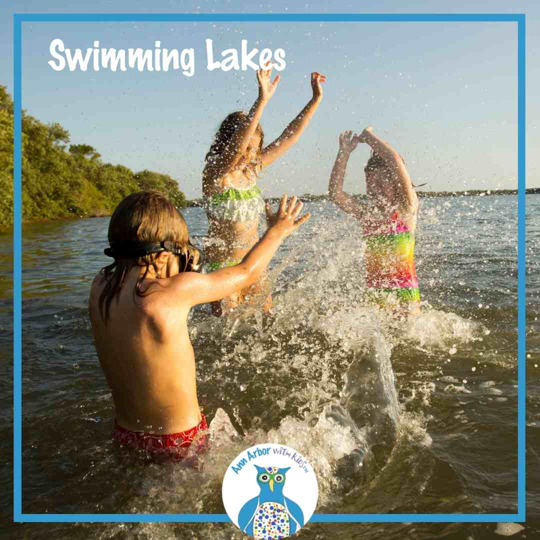 Swimming Lakes - kids splash in a lake