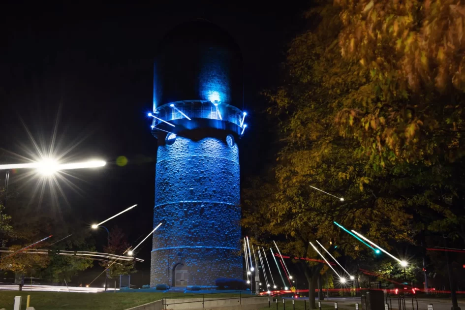 ypsiGLOW - Ypsilanti Water Tower